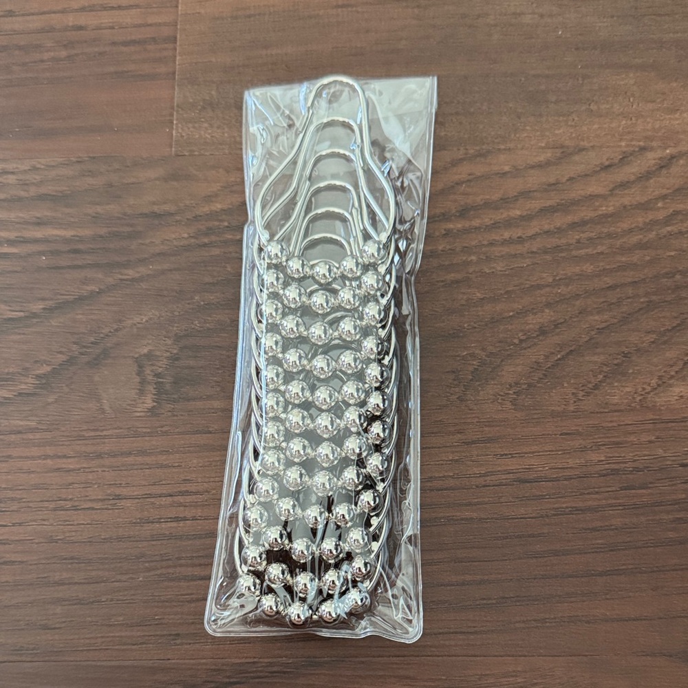 Beaded Shower Hooks Size OS Color Silver